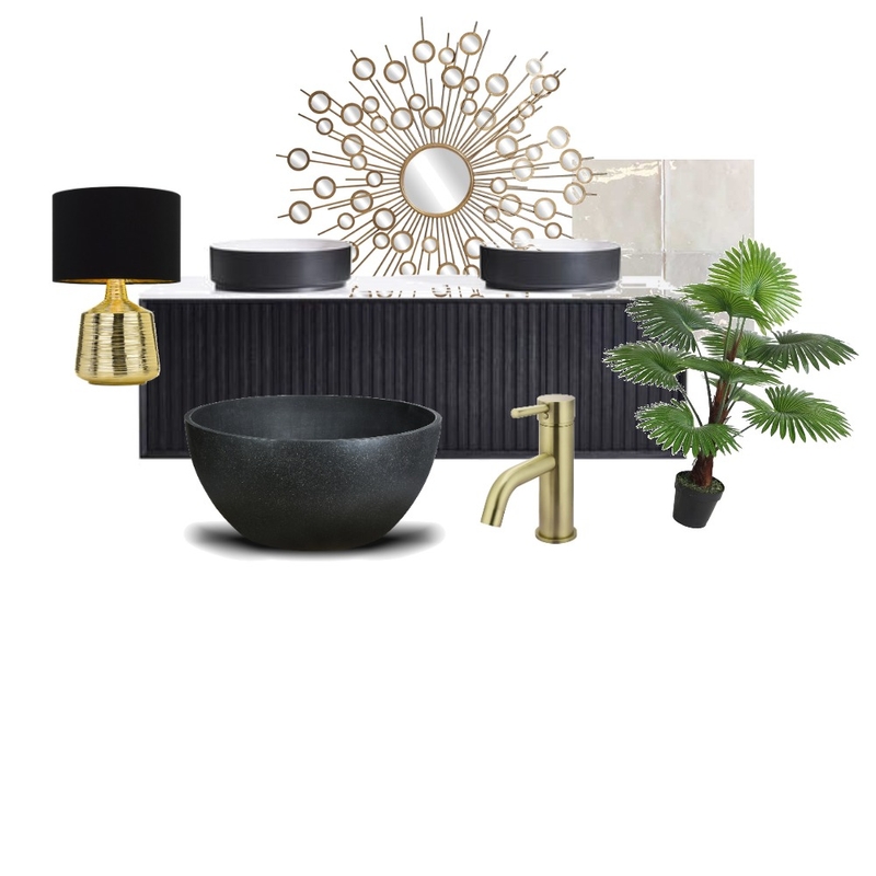 Black and Gold luxe Mood Board by alana1810 on Style Sourcebook