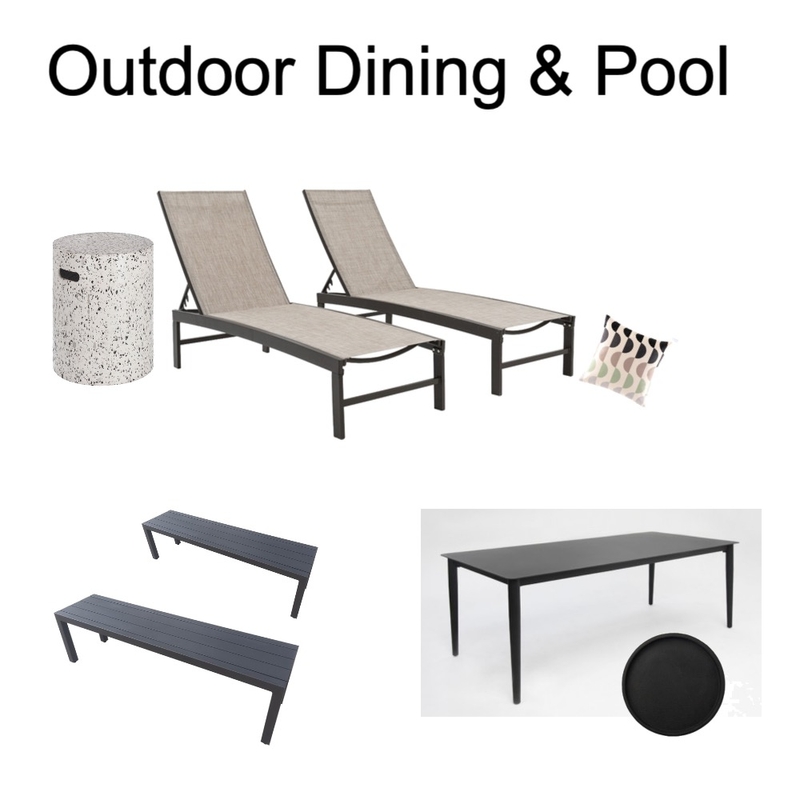 Outdoor Dining & Pool Mood Board by Suzanne Ladkin on Style Sourcebook