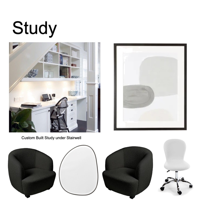 Library / Study Mood Board by Suzanne Ladkin on Style Sourcebook