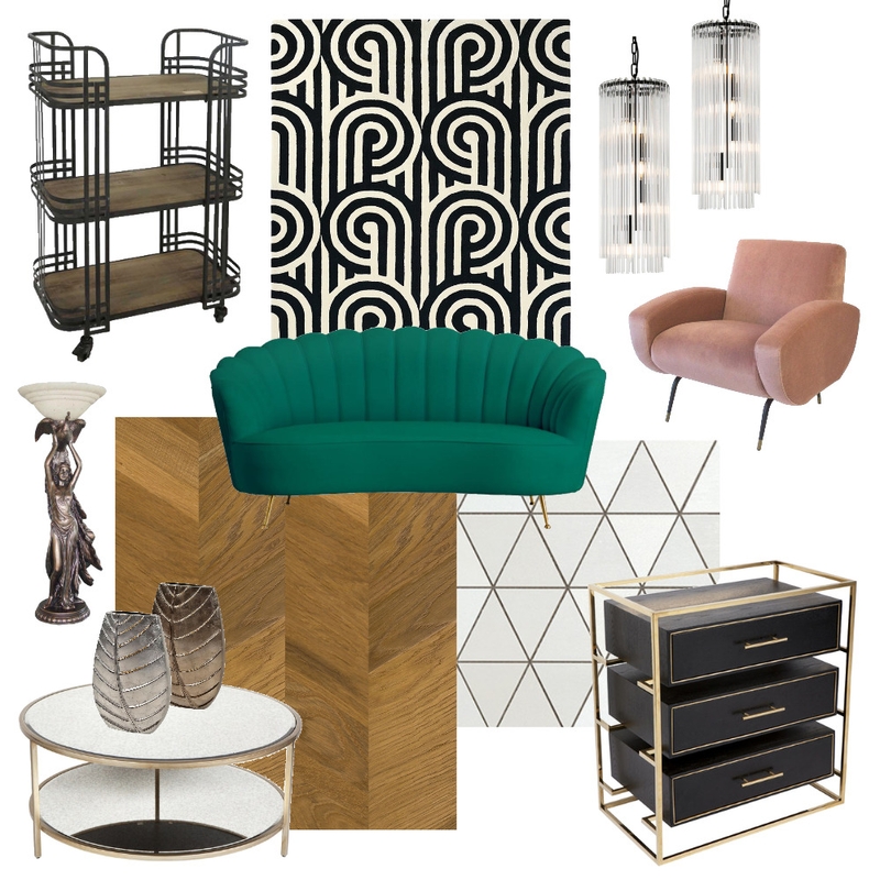 Art Deco Mood Board by graphite hands on Style Sourcebook