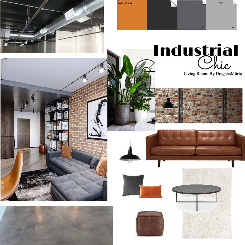 Industrial Chic Mood Board by lavieestbelledecor on Style Sourcebook