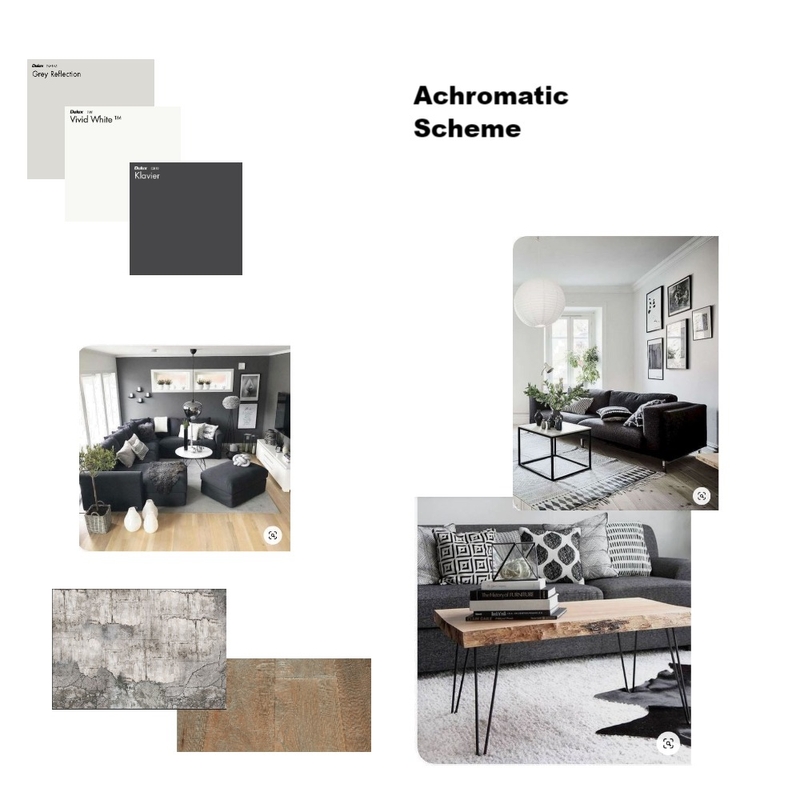 achromatic scheme Mood Board by Soraya on Style Sourcebook