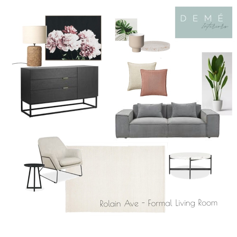 Rolain Ave Formal Living Room Mood Board by Demé Interiors on Style Sourcebook