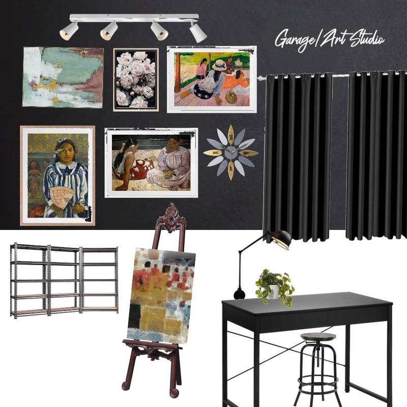 Art Studio Mood Board by aimeekatestanton on Style Sourcebook