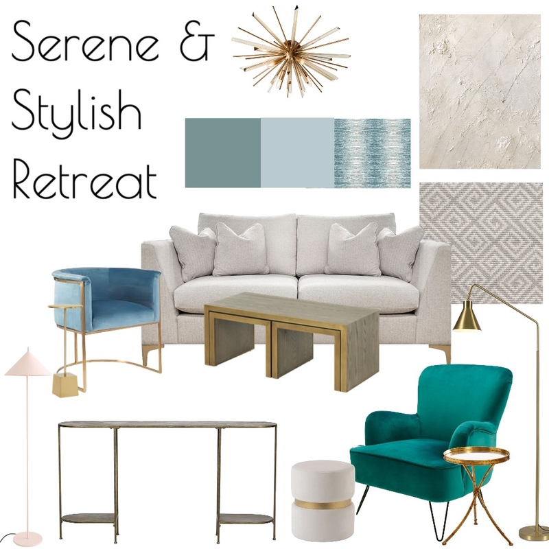 Serene & Stylish Retreat Mood Board by RLInteriors on Style Sourcebook