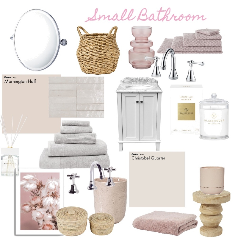 Small Bathroom Mood Board by eliza545 on Style Sourcebook