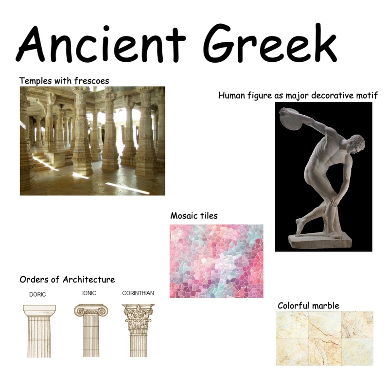 Ancient Greek Mood Board by cammyll on Style Sourcebook