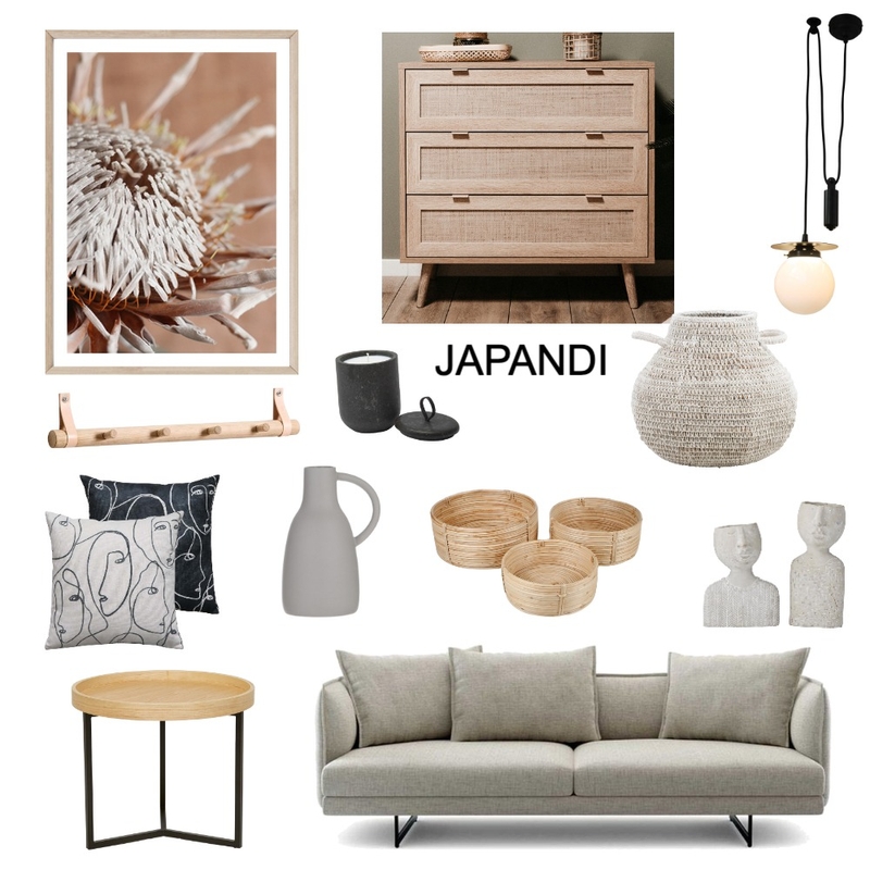 JAPANDI Mood Board Mood Board by Leila Barille on Style Sourcebook