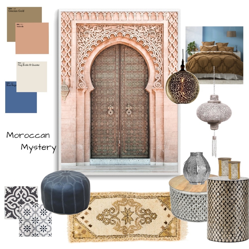 Moroccan Mystery Mood Board by Geri Ramsay on Style Sourcebook