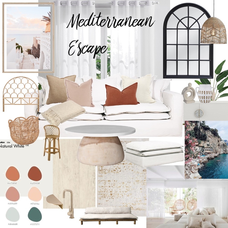 Mediterranean Escape Mood Board by alarnalawrence on Style Sourcebook