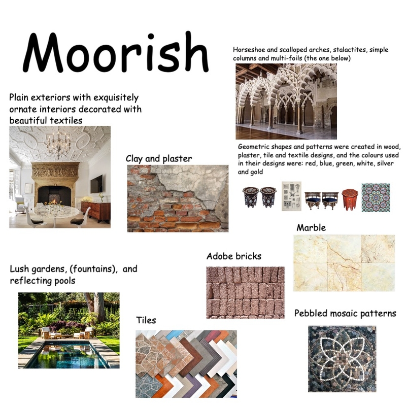 Moorish Mood Board by cammyll on Style Sourcebook