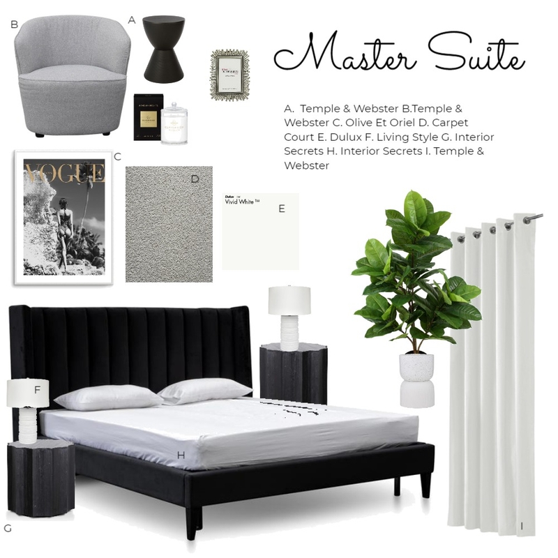 Master Suite Mood Board by MadelineK on Style Sourcebook