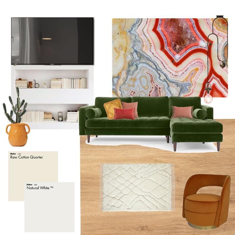 Assesment 1.1 - Living Room Mood Board by ella-bleu_ford on Style Sourcebook