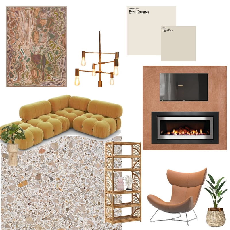 Assesment 1.2 - Living Room Mood Board by ella-bleu_ford on Style Sourcebook