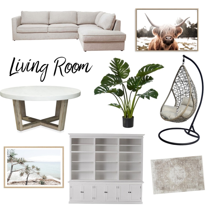 Beach Theme Living Room Mood Board by snazzyabbey26 on Style Sourcebook