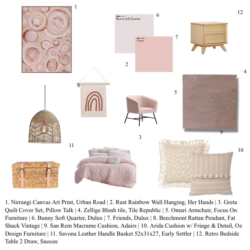 pink teen room Mood Board by Catherine Hotton on Style Sourcebook