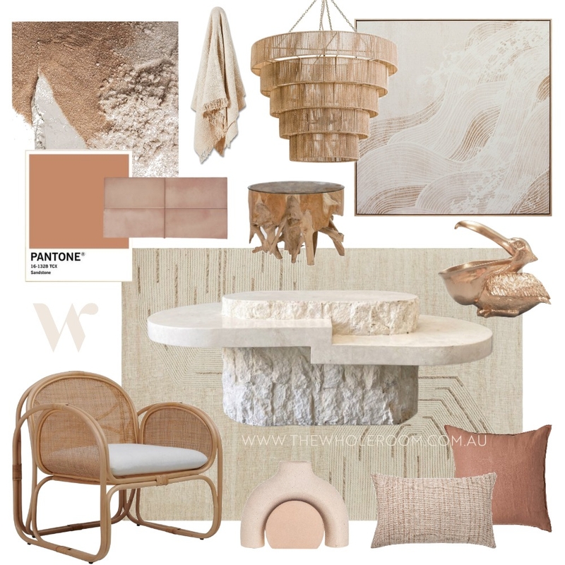 Mediterranean Bohemian Lounge Mood Board by The Whole Room on Style Sourcebook