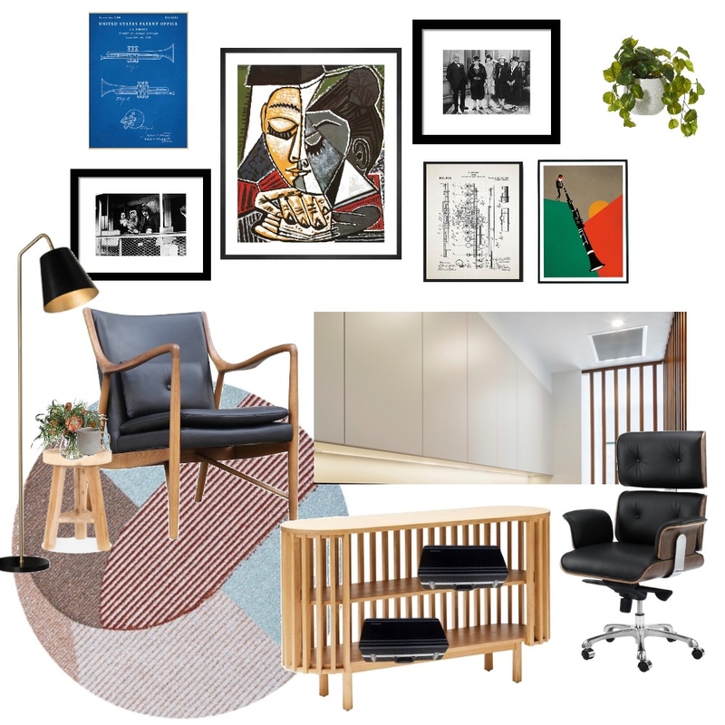 Study Mood Board by Oleander & Finch Interiors on Style Sourcebook
