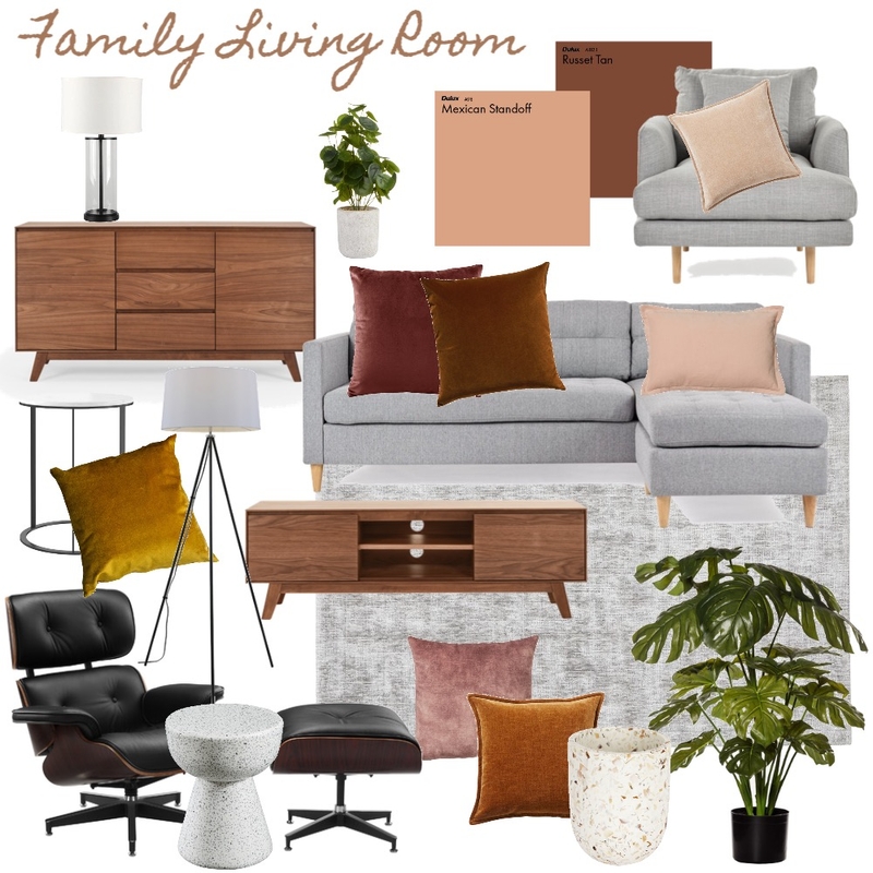 Family Living Area Mood Board by eliza545 on Style Sourcebook
