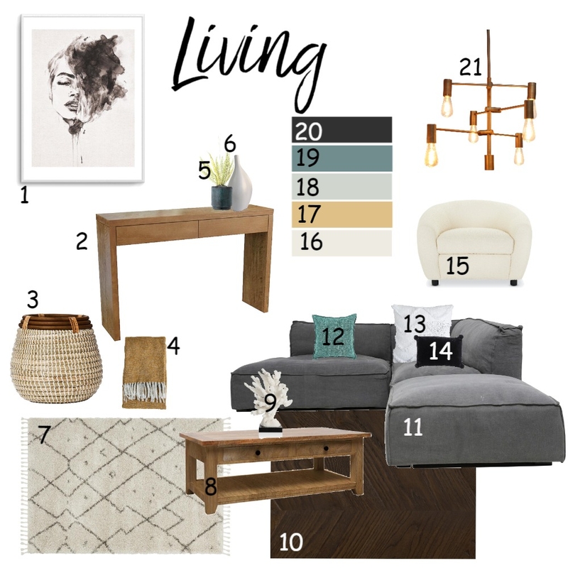 living Mood Board by Abby Smerdon on Style Sourcebook