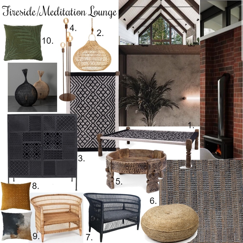 Warwick - Fireside / Meditation Lounge Mood Board by Kiara on Style Sourcebook