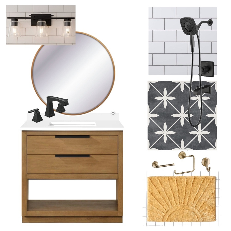 Dembitzer- Kids Bath Mood Board by JoCo Design Studio on Style Sourcebook