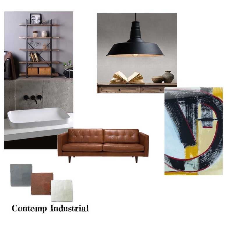 Contemporary Industrial Mood Board by LOLITA on Style Sourcebook