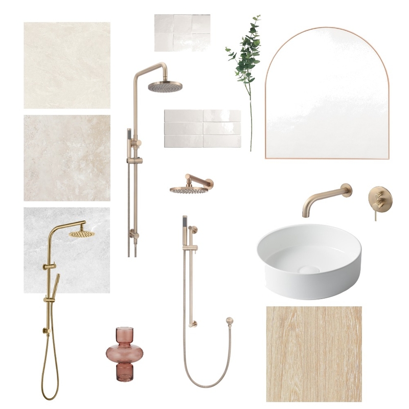 Scandi bathroom brushed brass Mood Board by Kayrener on Style Sourcebook