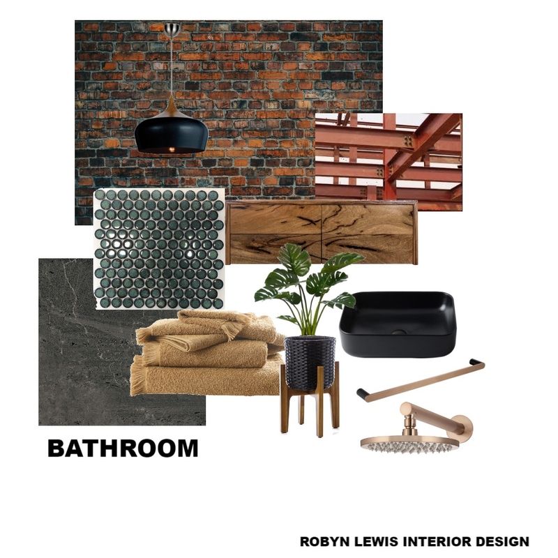 SAMPLE BOARD BATHROOM Mood Board by RobynLewisCourse on Style Sourcebook