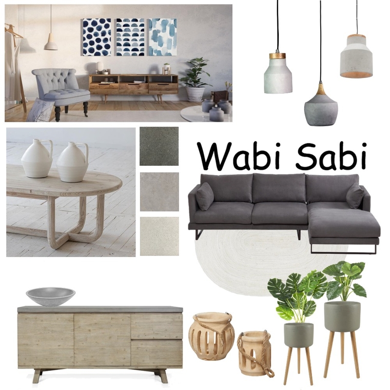 Wabi Sabi Mood Board by Di Taylor Interiors on Style Sourcebook