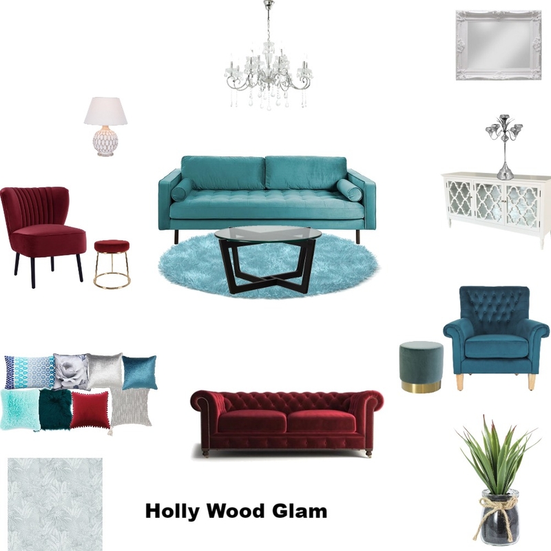 Holly Wood Glam Mood Board by Patricia Chipatiko on Style Sourcebook