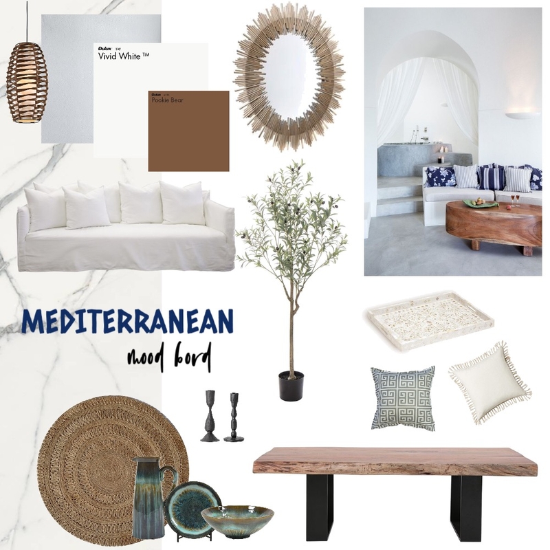 mediterranean mood bord Mood Board by erikakobayashi on Style Sourcebook