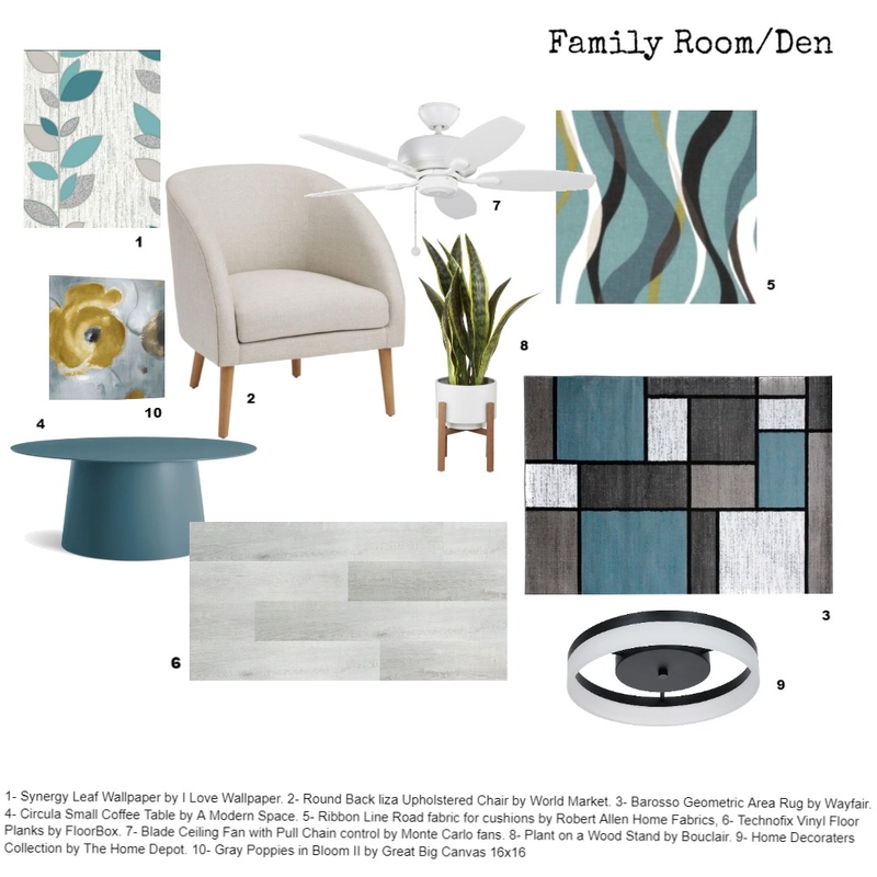 Family Room/Den Sample Board Mood Board by DawnSlater1988 on Style Sourcebook
