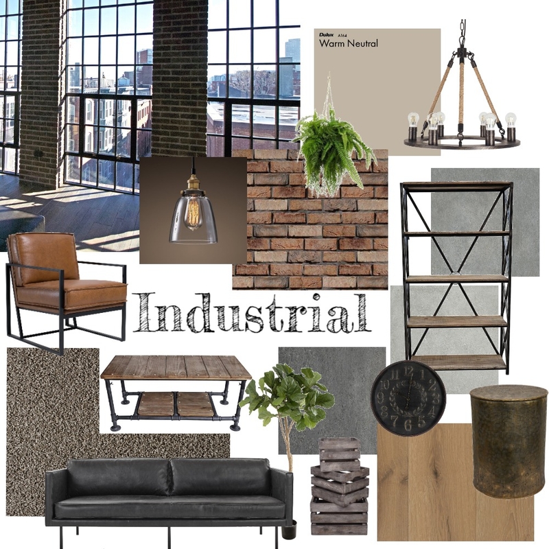 Industrial Design Mood Board by Daiane Frank on Style Sourcebook