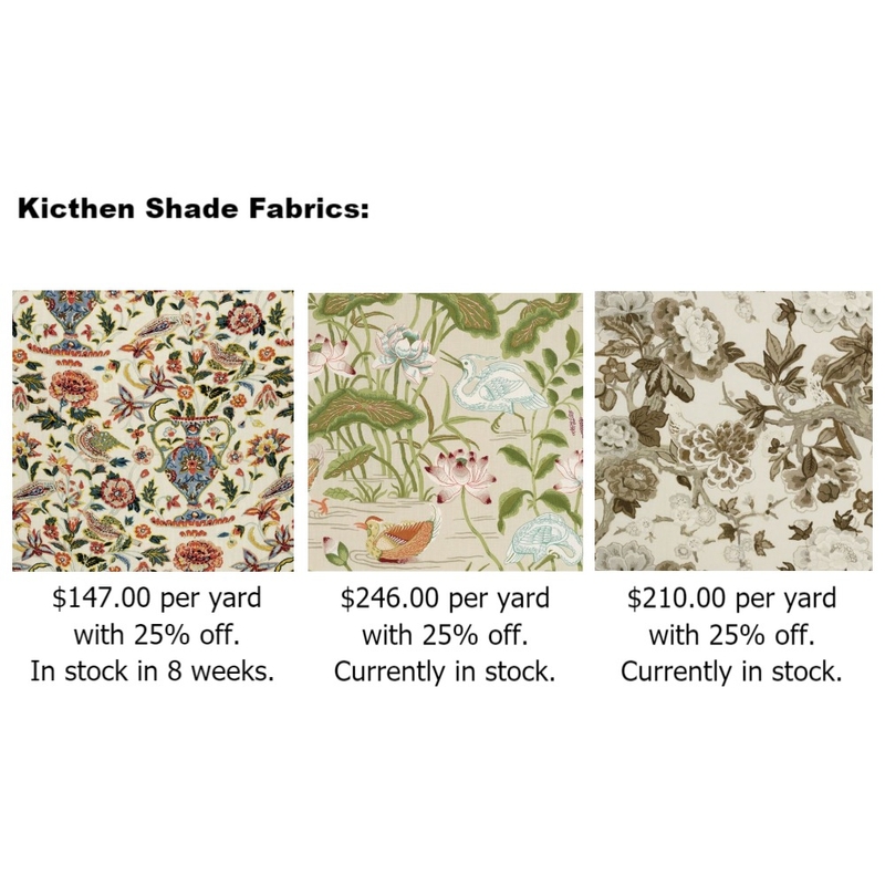 Ruth's kitchen fabrics Mood Board by Intelligent Designs on Style Sourcebook