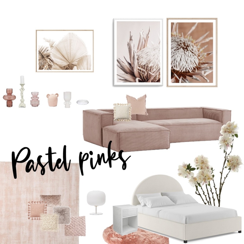 Estella's bedroom Soft Pastels Style Mood Board by LauraSossyP on Style Sourcebook