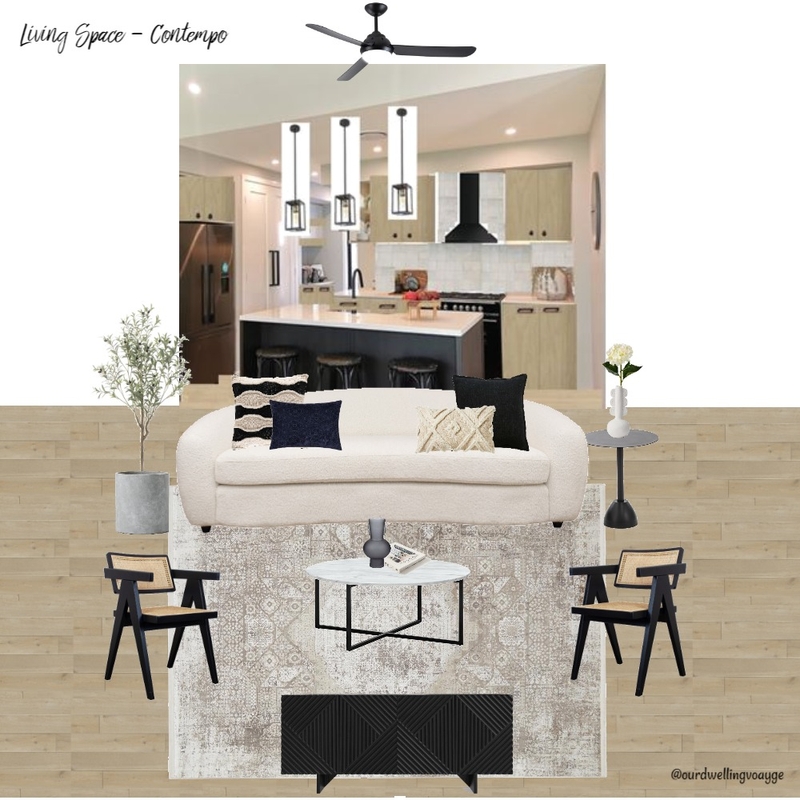 Living Space - Organic Contempo Mood Board by Casa Macadamia on Style Sourcebook