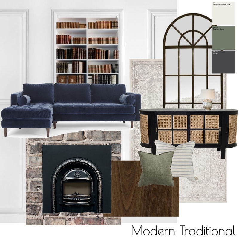 Modern Traditional Mood Board by Bronte Crittenden on Style Sourcebook