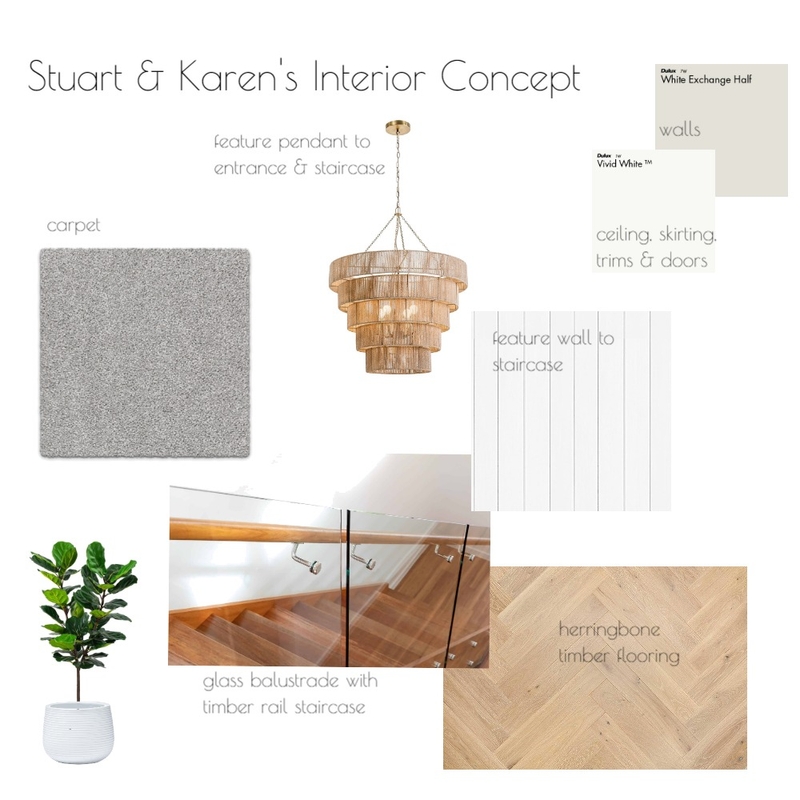 Stuart & Karen's Interior Concept Mood Board by Design+Style+Create on Style Sourcebook