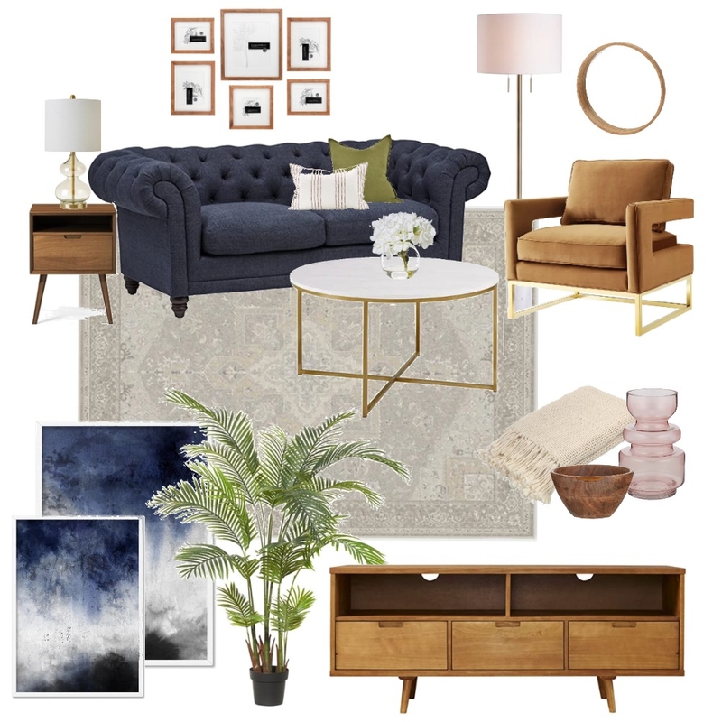 Catherine Urbanek // Living Room Mood Board by Lauren Thompson on Style Sourcebook