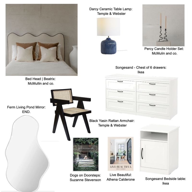 Bedroom Moodboard Mood Board by tamara13 on Style Sourcebook