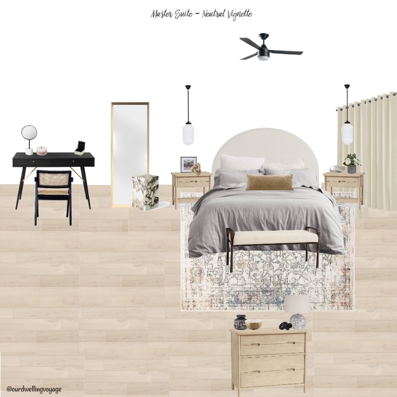Master Suite - Neutral Vignette Mood Board by Casa Macadamia on Style Sourcebook