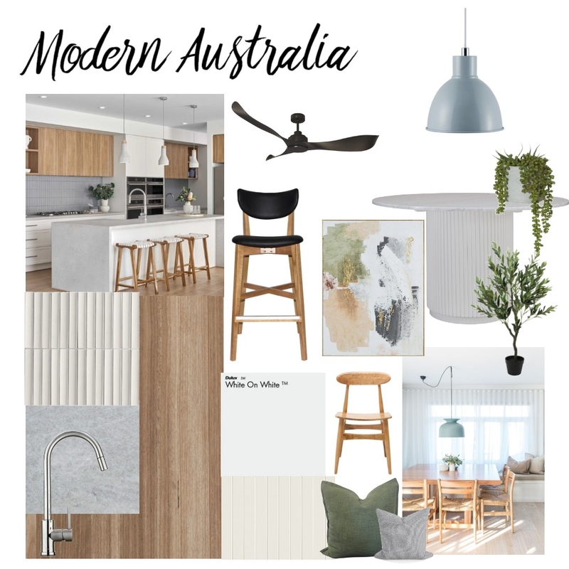 Modern Australian Mood Board by Ourtrevallynreno on Style Sourcebook