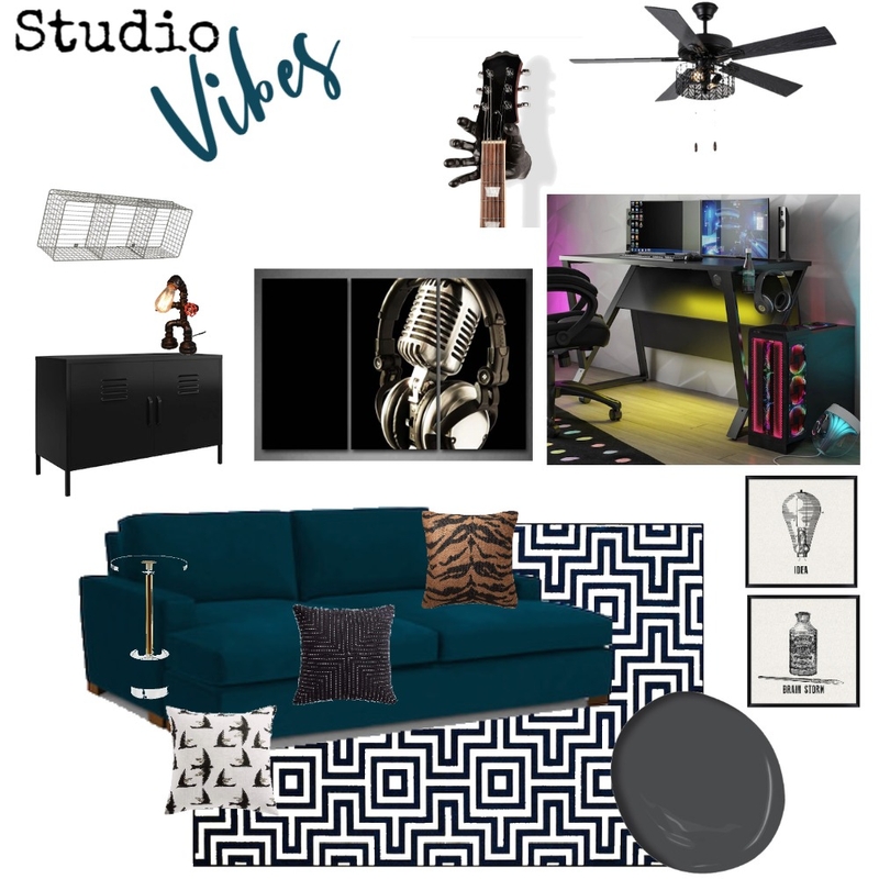 Studio Vibes Mood Board by teanes on Style Sourcebook