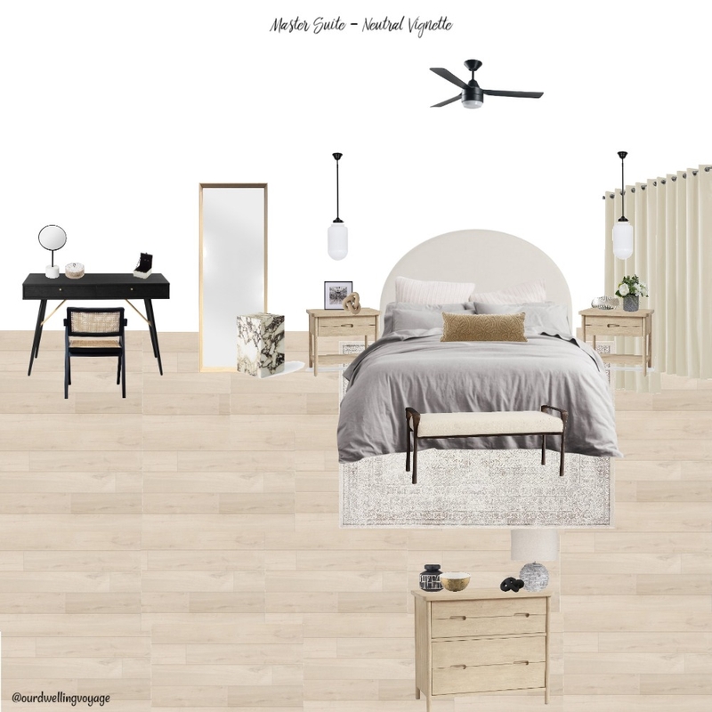 Master Suite - Neutral Vignette Mood Board by Casa Macadamia on Style Sourcebook