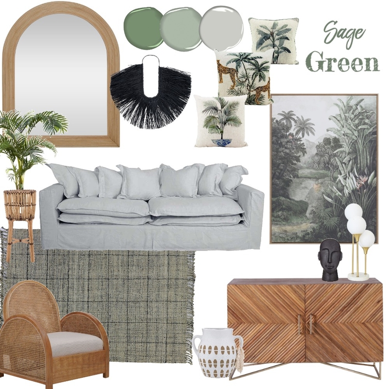 Sage Green Mood Board by Project M Design on Style Sourcebook