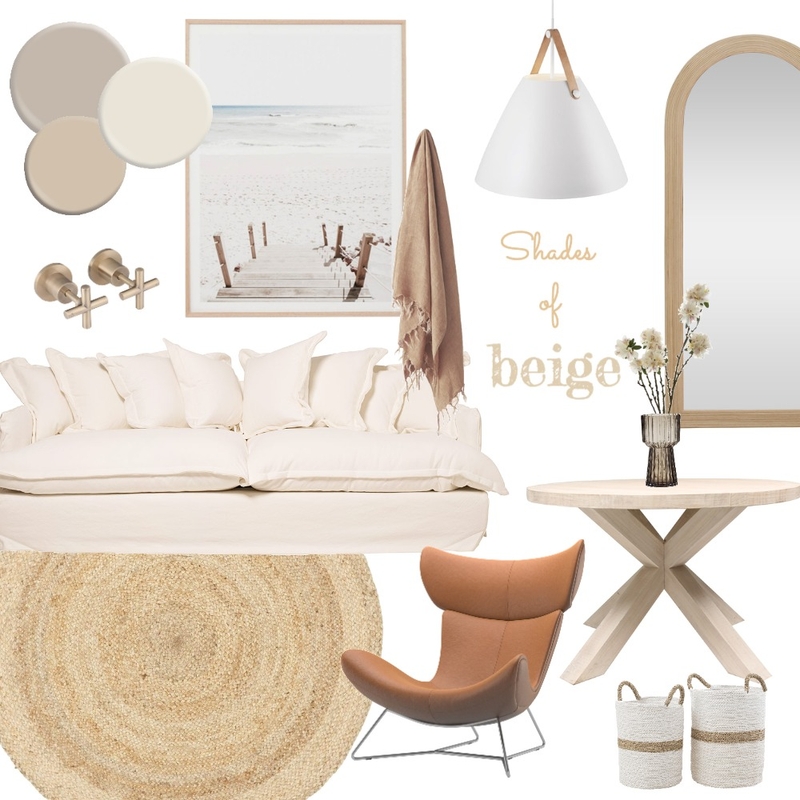 Shades of Beige mood board_Project M Design Mood Board by Project M Design on Style Sourcebook