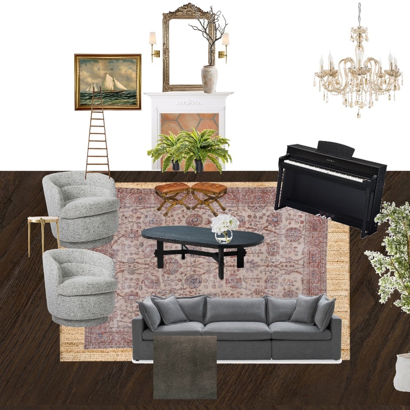 Formal Living Room Mood Board by kaleydarmata on Style Sourcebook