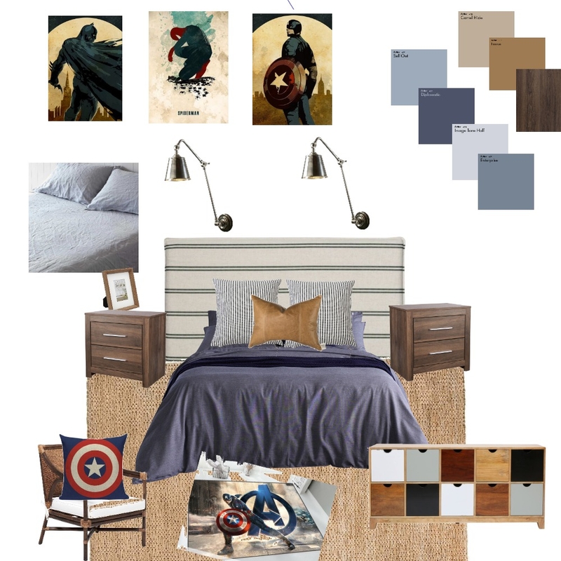 Henrys Room #1 Mood Board by Georgia Anne on Style Sourcebook