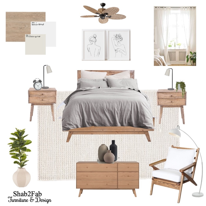Barnes Bedroom Mood Board by Shab2Fab on Style Sourcebook